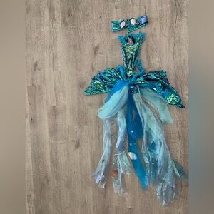 Mermaid Princess Kids Costume - Blue
